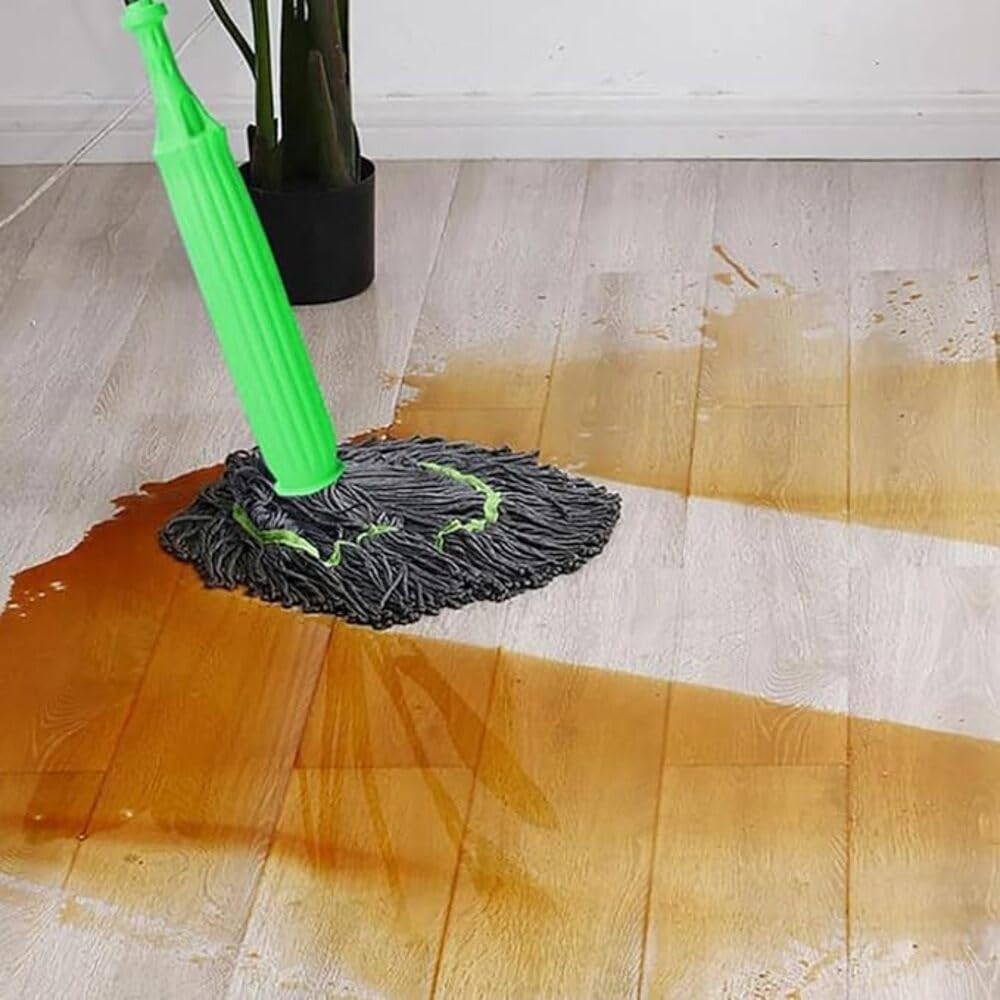 Self-Twisting Water Rotating Mop – Microfiber Cleaning Mop with 360° Rotation
